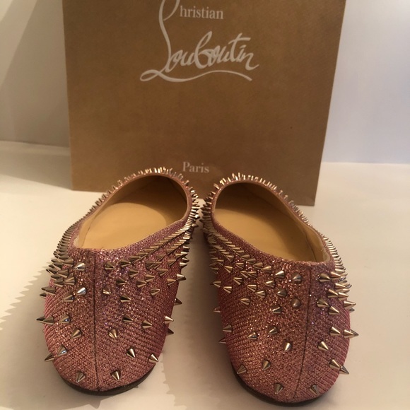 Christian Louboutin Metalic Spike flats - Picture 5 of 10